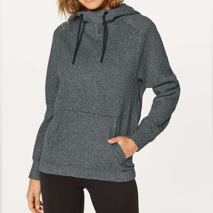 #3 Lululemon Warm For Winter Hoodie Heathered Speckled Black / Black Sz 2